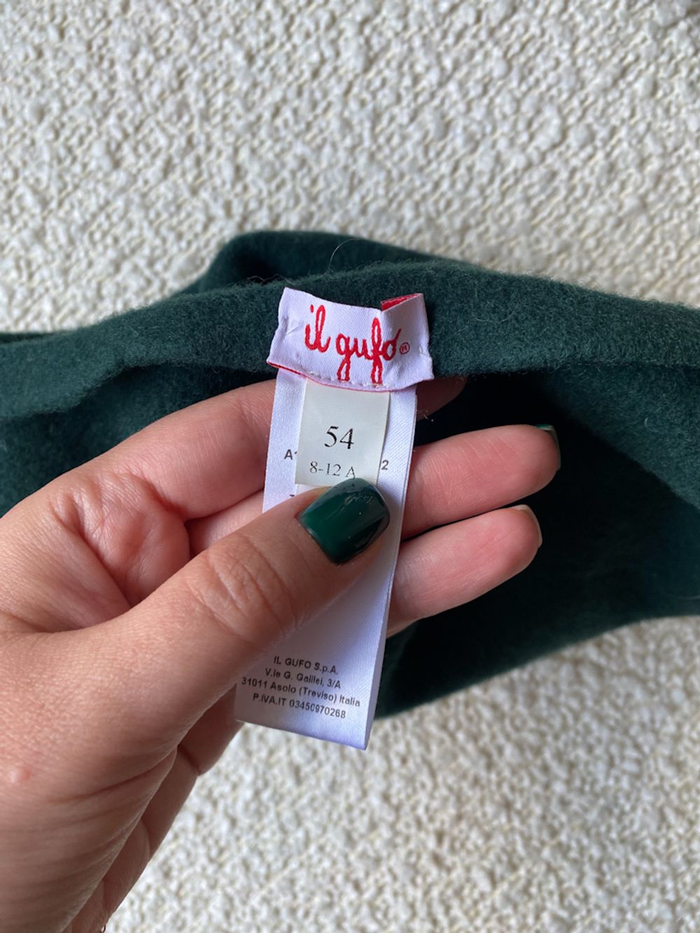 Шерстяной берет Il Gufo, 128