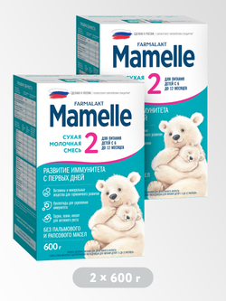 Смесь молочная последующая Mamelle 2 для питания детей с 6 до 12 месяце 600 г