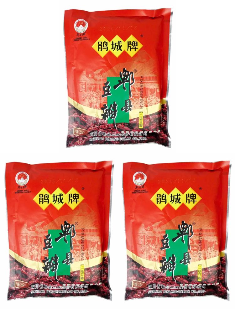 Паста соевая острая Green Food Pixian Douban 250 г 3 шт