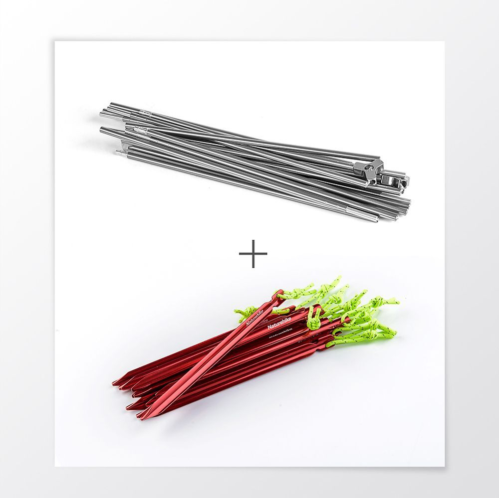 Палатка туристическая 2-местная Naturehike сверхлегкая Mongar NH17T007-M, 210T , зеленый, 6927595767658