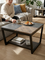 Стол журнальный BeautyStyle 32 дуб крымский состаренный/серый бетон/венге