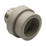Муфта комб. нар 50х1 1/2'' под ключ EVER® plast  СЕРЫЙ (Россия)