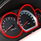 Кольца для панели Шевроле Лачетти (чёрно-красный)