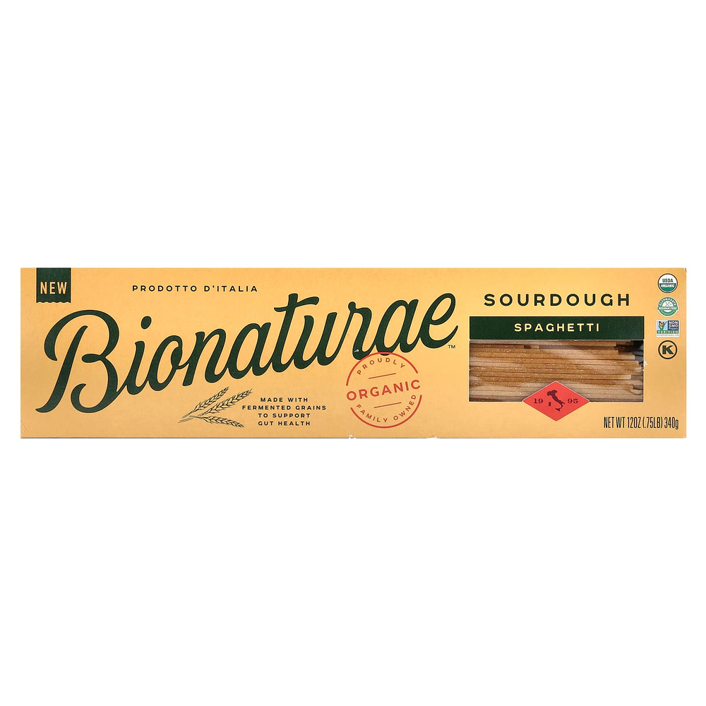 Bionaturae, спагетти из закваски, 340 г (12 унций)