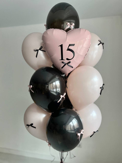 Воздушные шары с бантиками №2628