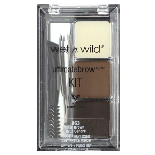 wet n wild, Ultimate Brow Kit, 963 пепельно-коричневый, 2,5 г (0,09 унции)