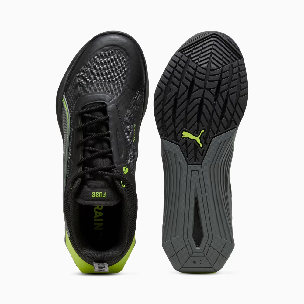 Кроссовки мужские PUMA FUSE 3.0 (Черно-Зеленые)