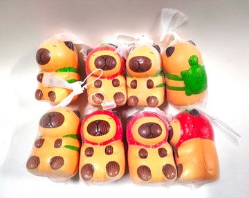 Антистресс Сквиш Капибара из поролона 9см в ассорт. в сеточке