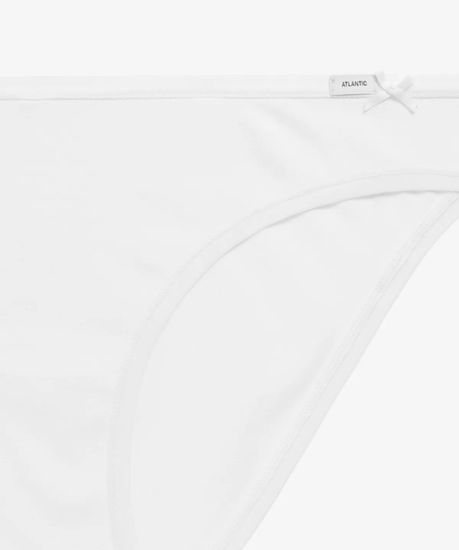 Женские трусы бикини (3шт) Atlantic 3CLP-001,  черный + белый + светло-серый меланж