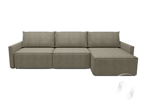 Диван угловой Пегас 2 (ДУ) LUMA 14 (серый)