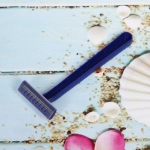 Станок для бритья одноразовый, два лезвия, в пакете, цвет синий, 11см