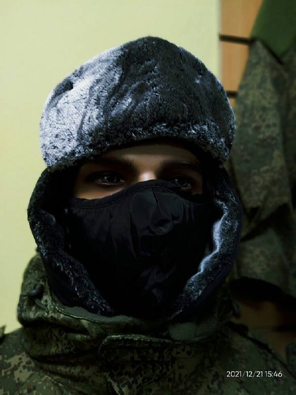 Шапка ушанка с маской