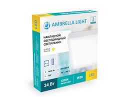 Ambrella Накладной светодиодный светильник Downlight DLR368