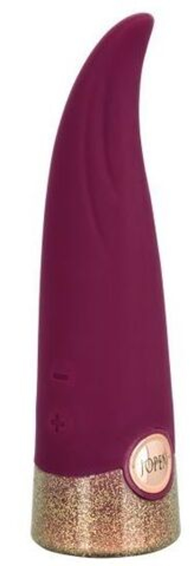 Фантазийный вибромассажер Starstruck Fling - 14 см. (Цвет: фиолетовый)