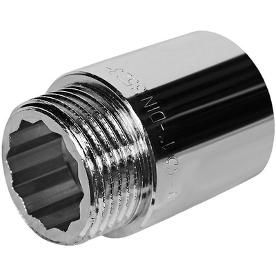 Удлинитель STOUT хромированный 1"x40 мм ВР/НР
