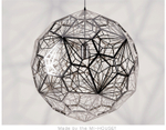 Pendant design lamp  Etch Web by Tom Dixon (Silver)