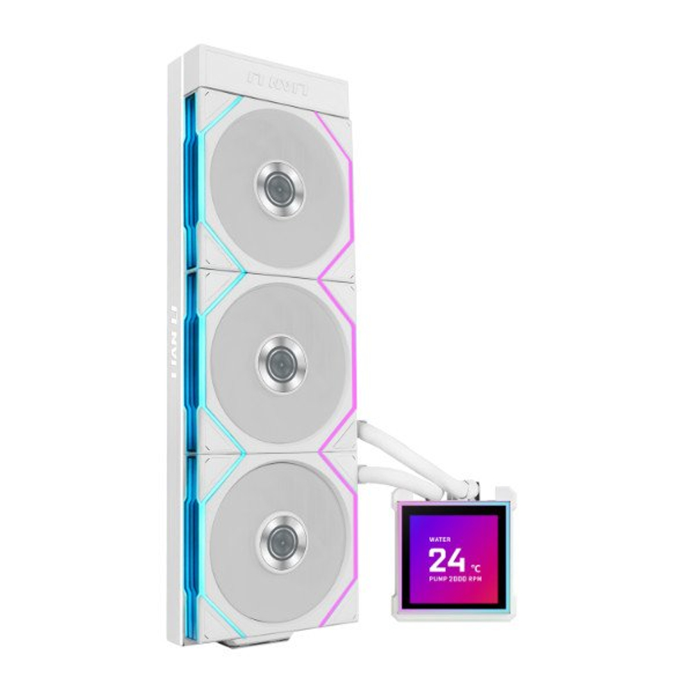 Водяное охлаждение для CPU Lian Li HydroShift II LCD-S 360 TL 3x120mm White G89.GHS2LCDS36TW.00