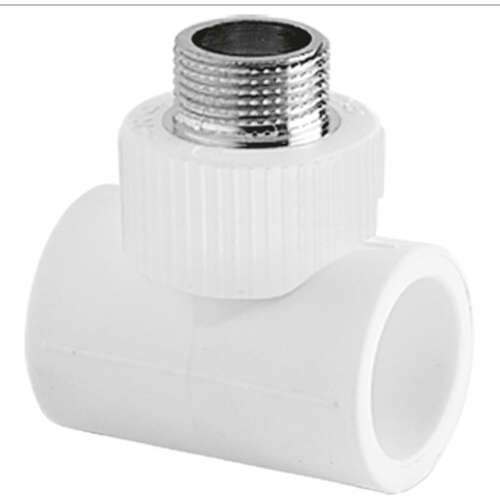 Тройник TEBO бел. PP-R комбинированный 25x1/2" НР (20/100), арт. 030043404