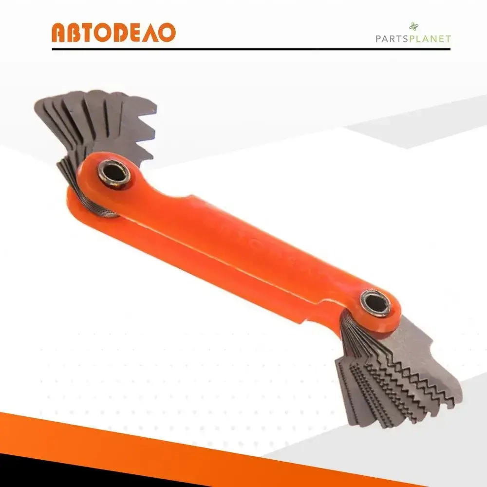 Резьбомер метрический М60 0.5-7.0 мм щуп для измерения резьбы Автодело 40384 11083