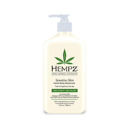 HEMPZ Молочко для тела увлажняющее Чувствительная Кожа 500ml/Sensitive Skin Herbal Body Moisturizer