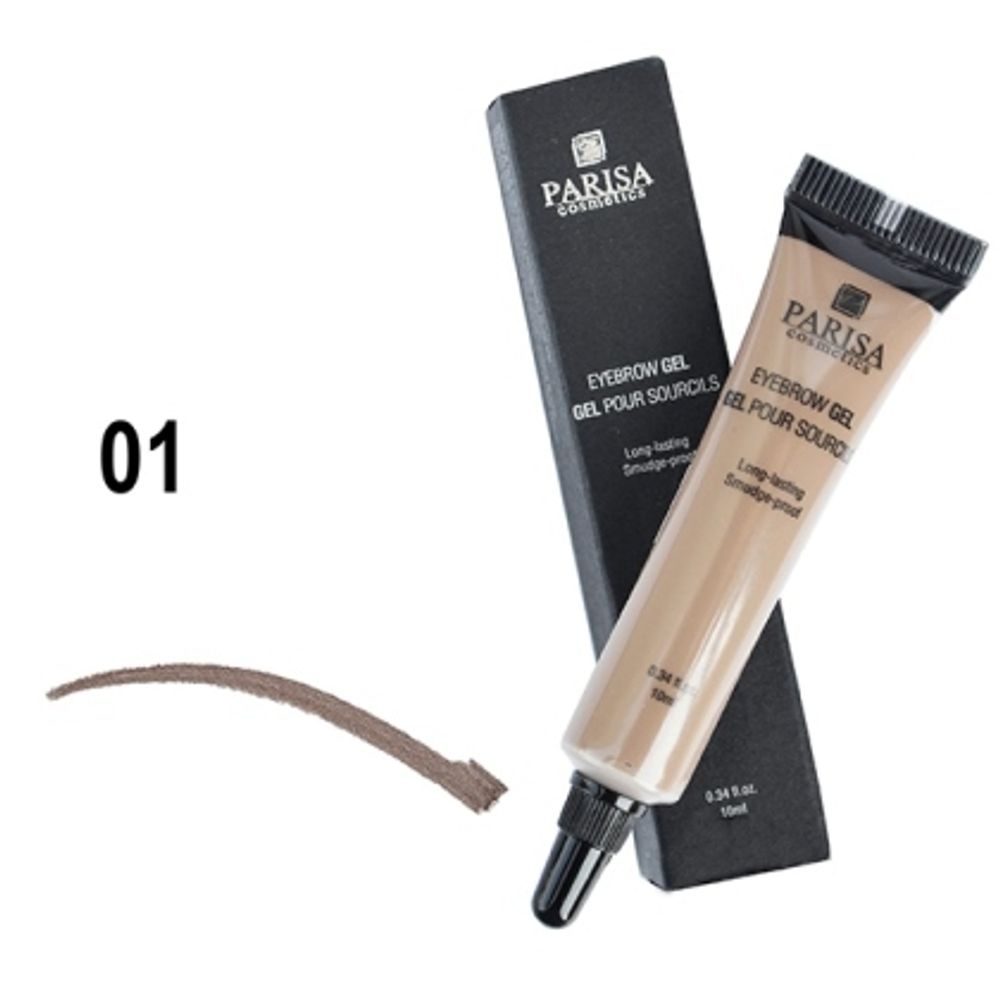 Parisa Гель для бровей Eyebrow Gel, EG-05, тон №01, 10 мл