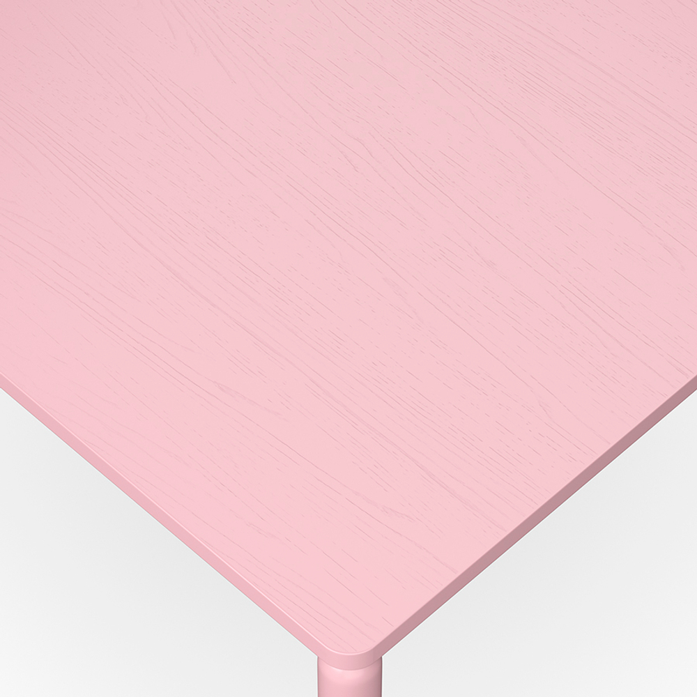 Столик кофейный saga, 75х75 см, розовый