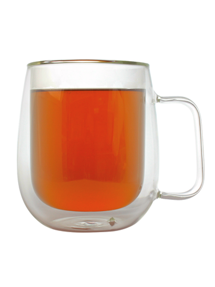 Кружка термостойкое стекло с двойными стенками 380(480)ml, CGPro Glass.