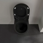 Унитаз подвесной Villeroy&Boch Subway 2.0 5614R0R7 черный матовый, безободковый