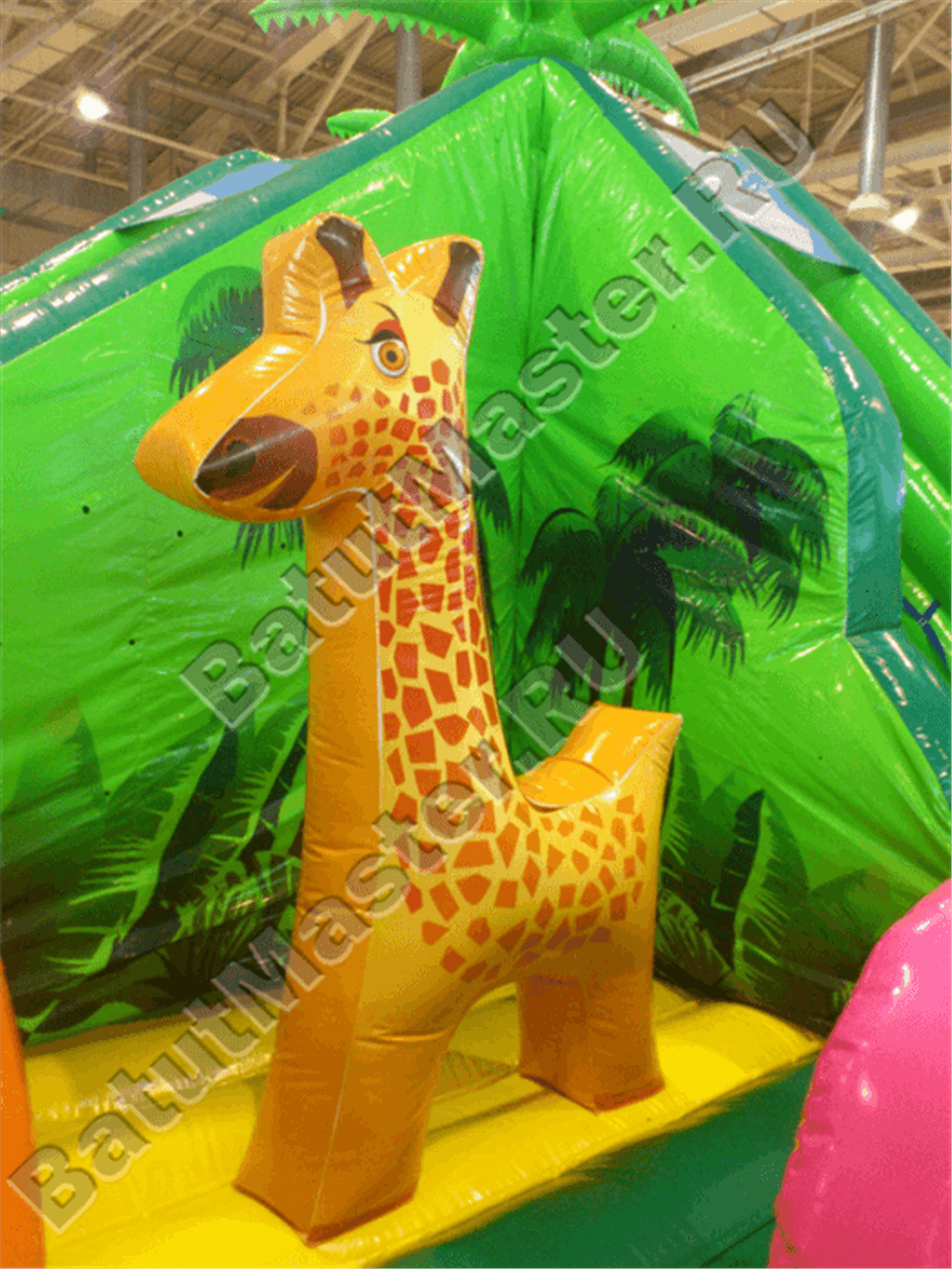 Надувной коммерческий батут "Джунгли"