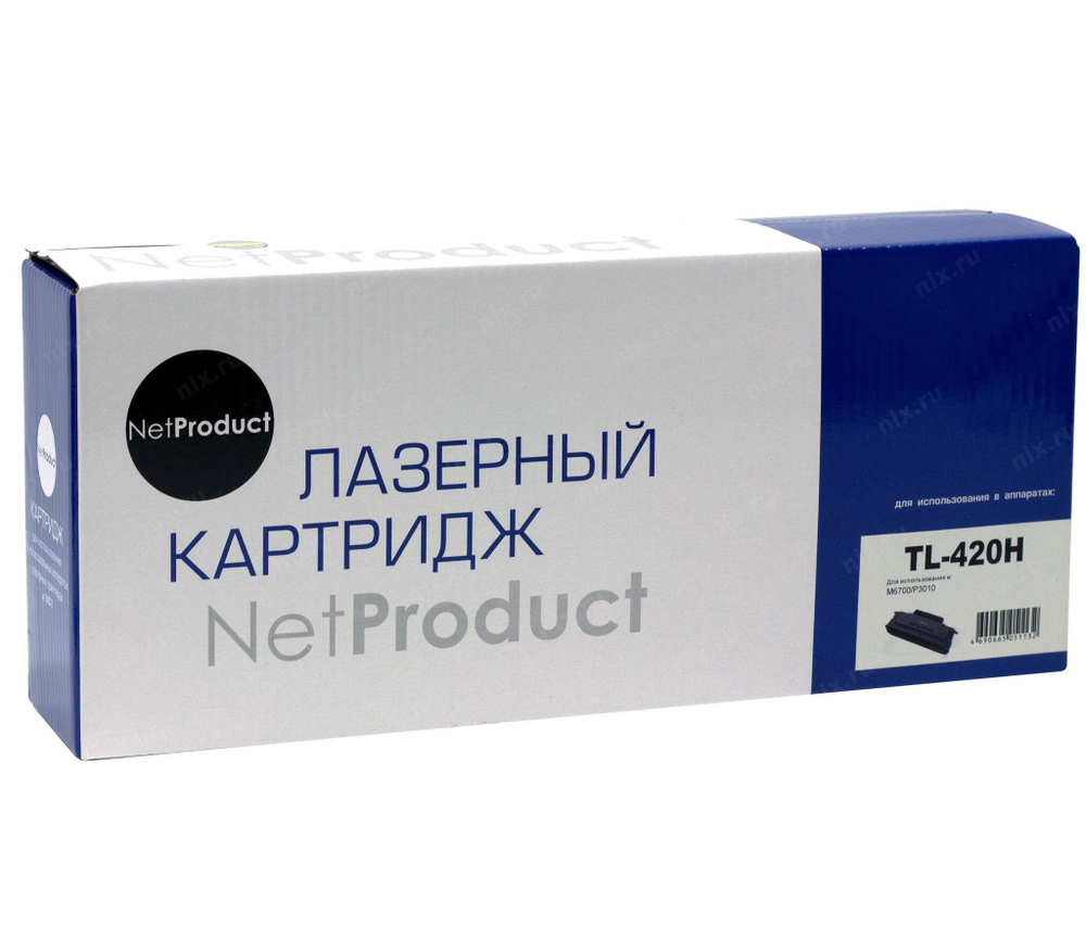 Тонер-картридж NetProduct (N-TL-420H) для Pantum M6700/P3010, 3K