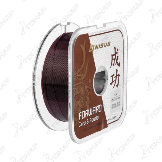 Леска FORWARD Carp &amp; Feeder brown 0,370mm/100m Nylon (N-FСF-0370-100) Nisus