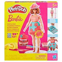 Play-Doh - Пластилин BARBIE FASHIONISTA Бахрома + кукла G1360