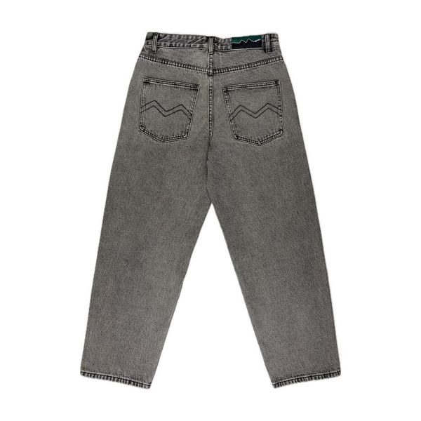 Джинсы Bigger M light grey/washed светло-серые - фото 5