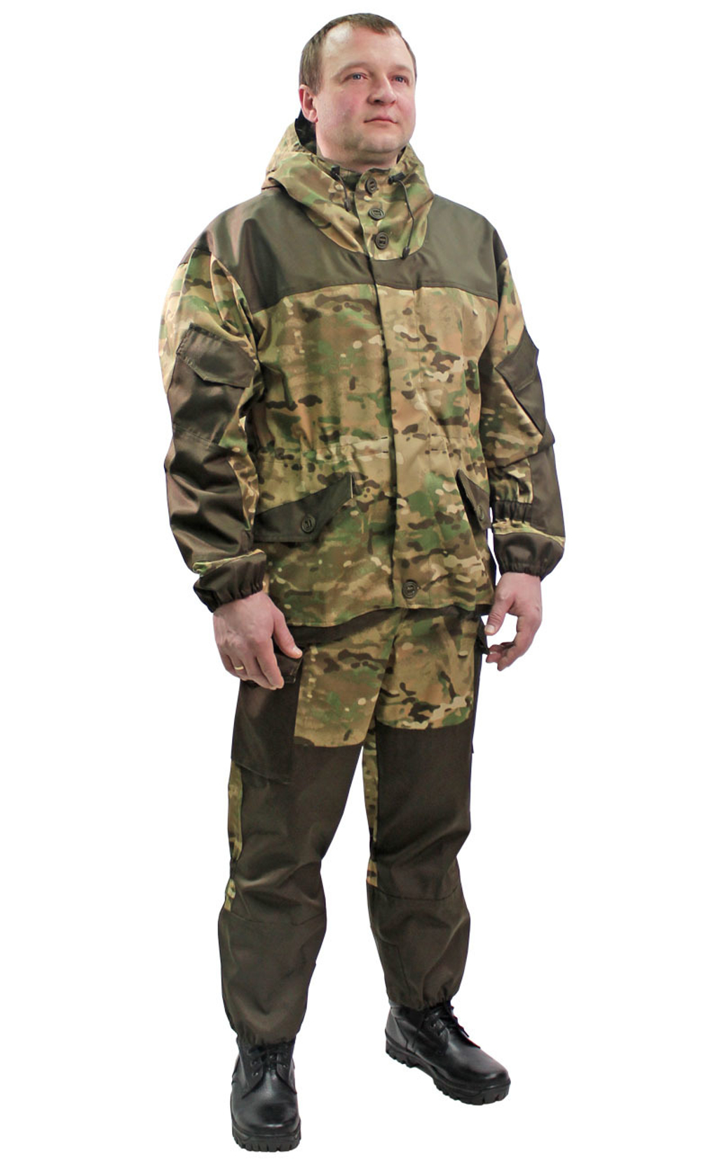 Костюм Горка NEW цв. Мультикам с накладками