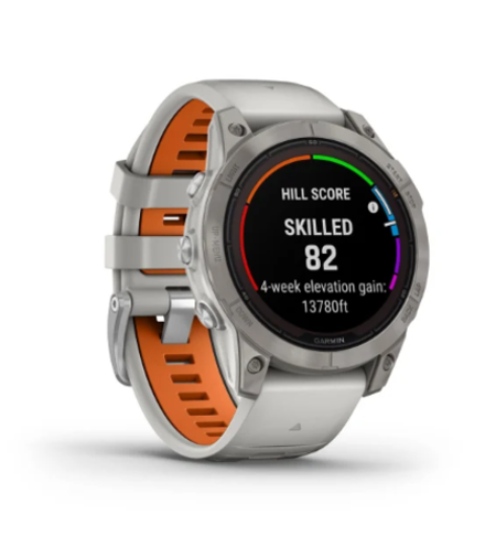 Умные часы Garmin Fenix 7 Pro Sapphire Solar Titanium DLC Orange Band