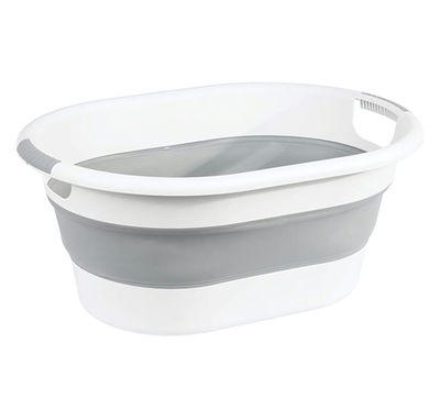 Таз ФЛЕКС 25 л овальный складной с ручками, материал- полипропилен, ТЭП М2517