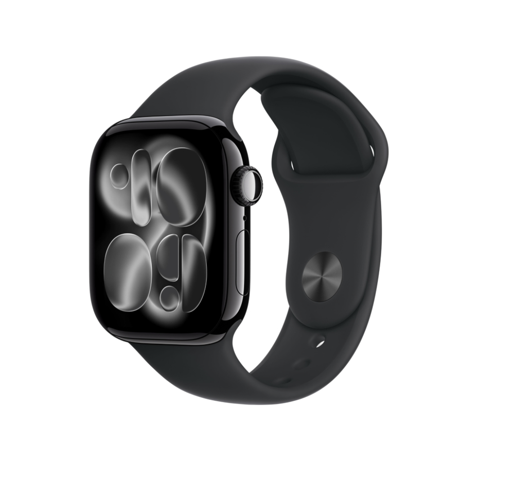 Умные часы Apple Watch Series 11 42mm Jet Black Al Black SB S/M GPS (MEU94)