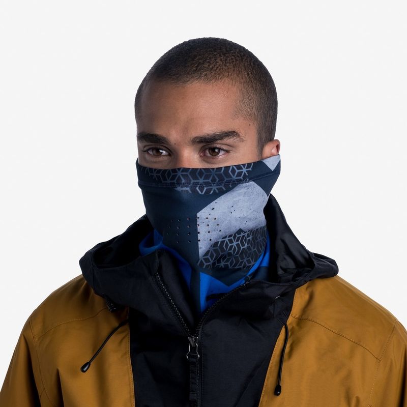 Шарф-труба сноубордическая Buff Bandana Tech Fleece Ephem Blue Фото 6