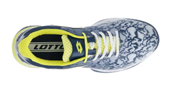Женские кроссовки для Падел Lotto Superrapida 200 III W - all white/acid yellow/dark denim