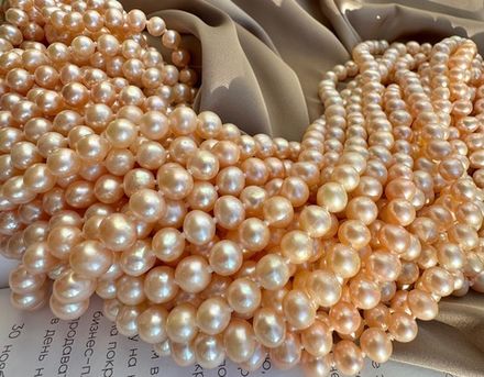 Жемчуг круглый 7-7,5мм