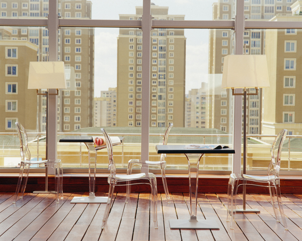 Стол пластиковый Siesta Contract Ice, 600х600х730, черный