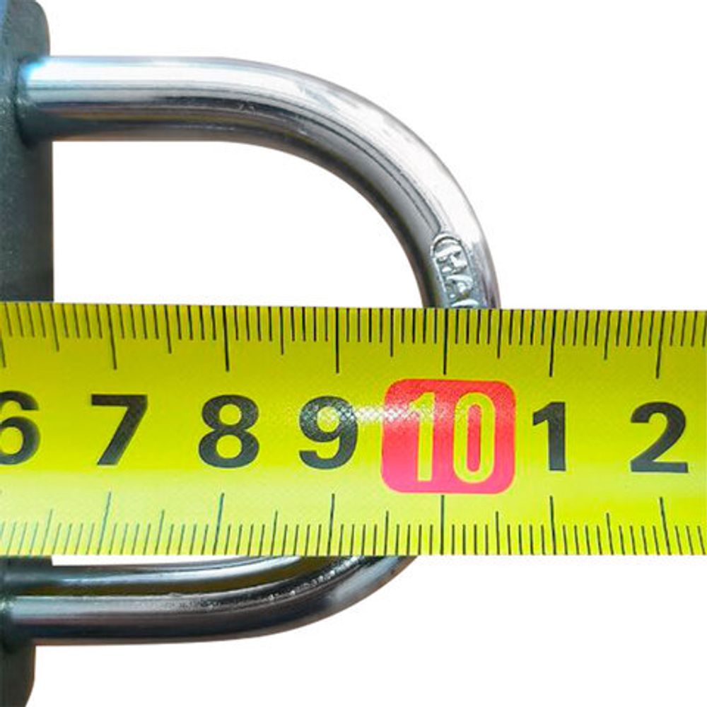 Замок навесной, ширина 60 мм, чугун, дужка d-8,4 мм, английский, 3 ключа, в блистере, 79-0006