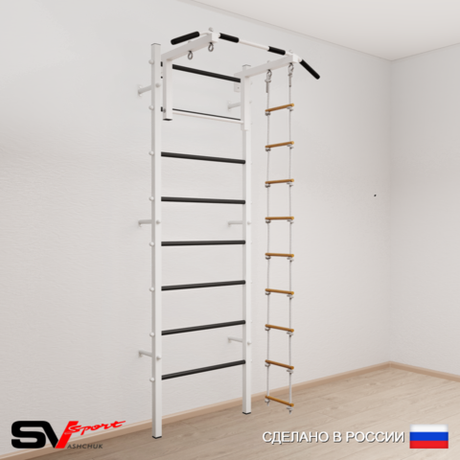 Шведская стенка Sv Sport усиленная 611 (Турник стандарт/Лестница)