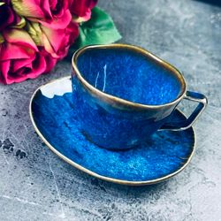 Lenardi 133-291 Кофейный набор 12пр. 110 мл AQUAMARINE в под.уп.(х12)Фарфор