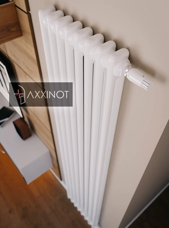 Axxinot Sentir 2110 - двухтрубный трубчатый радиатор высотой 1100 мм, нижнее подключение с термовентилем