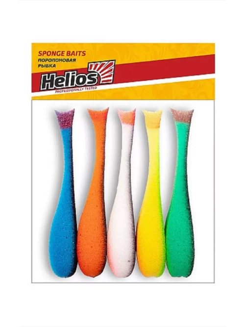 Набор рыбок поролоновых не оснащенных под офсет 12 см