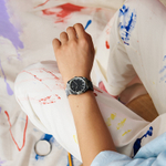 Adidas Originals STREET Wrist Watch Quartz Movement Resin Strap 38mm Black Dial Unisex