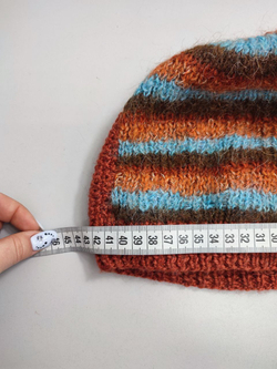 Шапка шерстяная в полоску