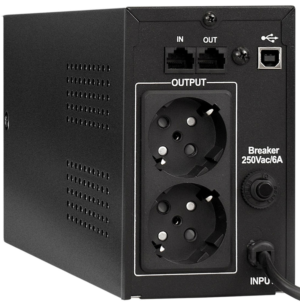 Источник бесперебойного питания  Exegate SpecialPro UNB-850.LED.AVR.EURO.RJ.USB