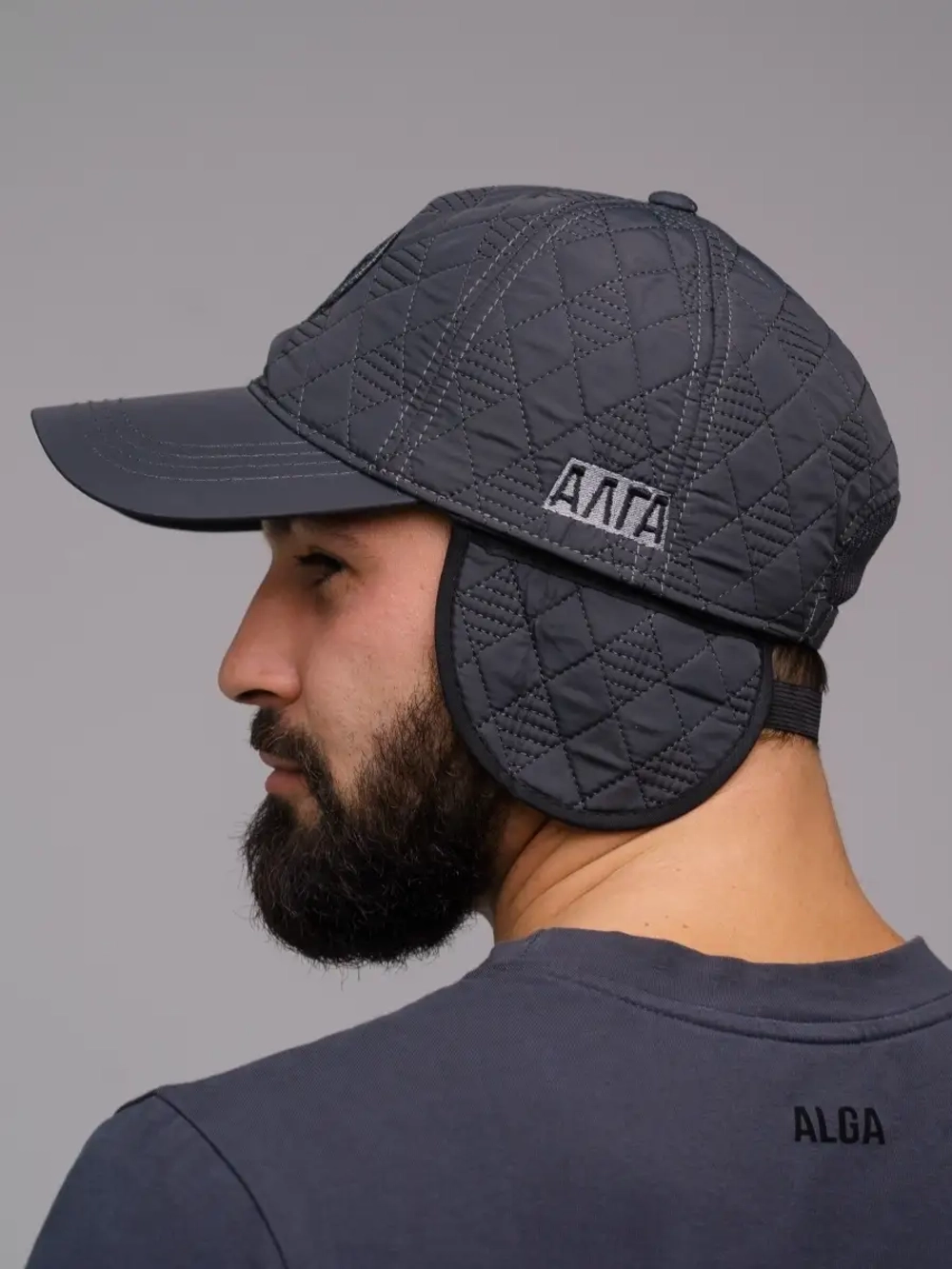 Кепка демисезонная/с ушками/алга/alga